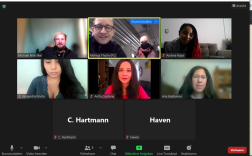 Foto: Screenshot des virtuellen Treffens